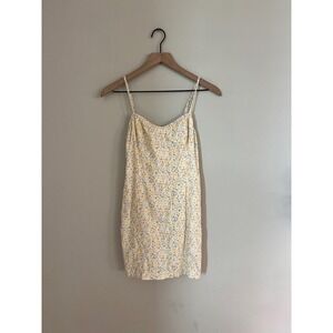 Abercrombie Fitch Floral Print Spaghetti Strap‎ Mini Dress Smocked Back Small